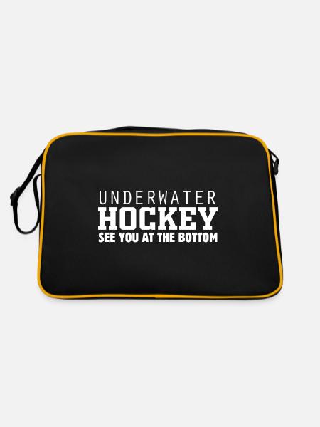 Unterwasser-Hockey See You At The Bottom Workout S - Retro Tasche - Schwarz/Gold - Hinten