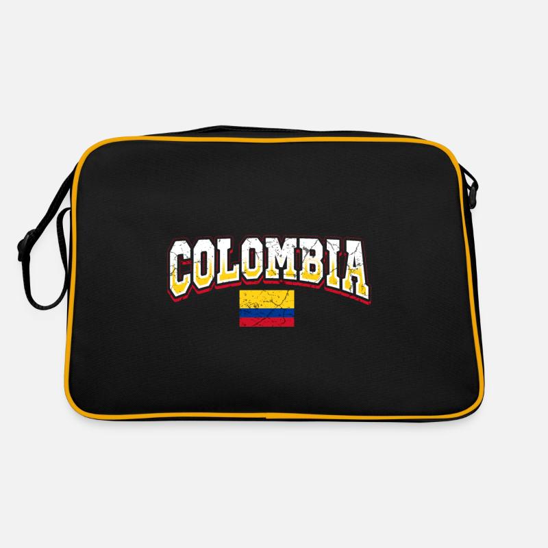 Colombia - Retro Bag - black/gold