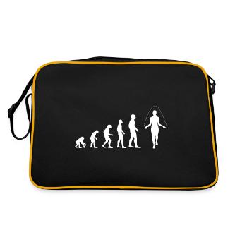 Corde à sauter Evolution Corde à sauter - Sac Retro - noir/or - Dos