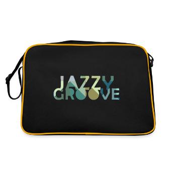 Jazzy Groove Jazz Music - Retro Bag - black/gold - Back