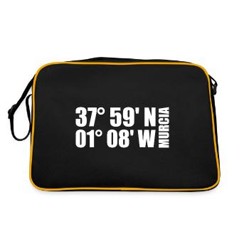 Coordonnées de Murcie - Sac Retro - noir/or - Dos