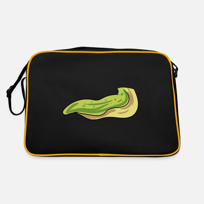 Schnecke Kostüm - Retro Tasche - Schwarz/Gold