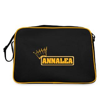 Gift idea Annalea - Retro Bag - black/gold - Back