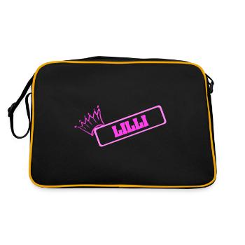 Des montagnes pour Lilli Krone Mountaineering - Sac Retro - noir/or - Dos