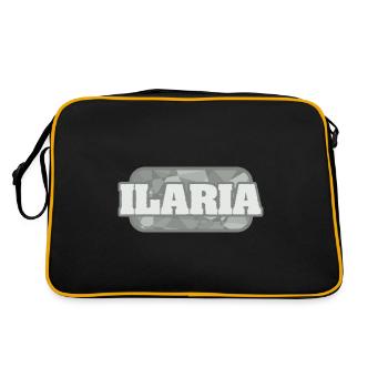 Gift for Ilaria - Retro Bag - black/gold - Back