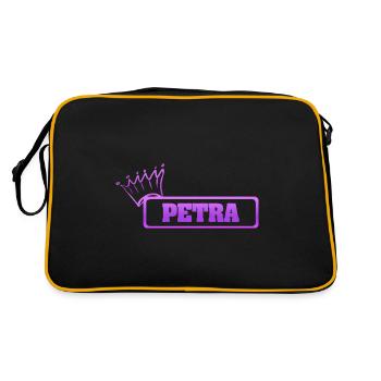 Fille Petra - Sac Retro - noir/or - Dos
