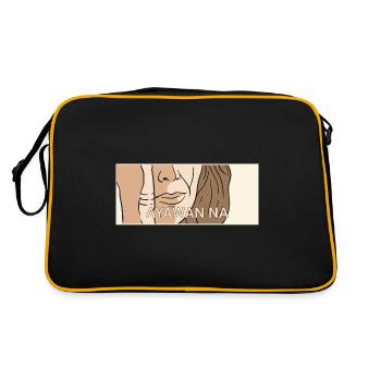 Ayawan Na Expression Design für stolze Pinoys - Retro Tasche - Schwarz/Gold - Hinten