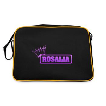 Schwester Rosalia - Retro Tasche - Schwarz/Gold - Hinten
