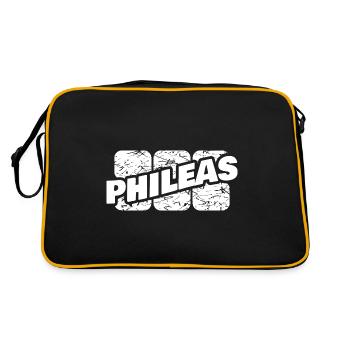 Phileas - Retro Bag - black/gold - Back