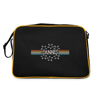 Étoile Jannis - Sac Retro - noir/or - Dos