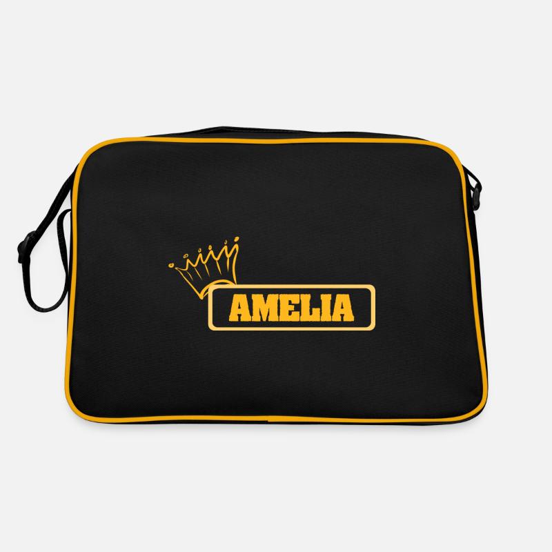 Amelia als Name Retro Tasche
