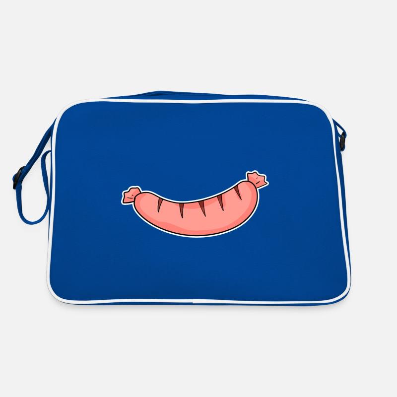 Wurst Motiv Retro Tasche