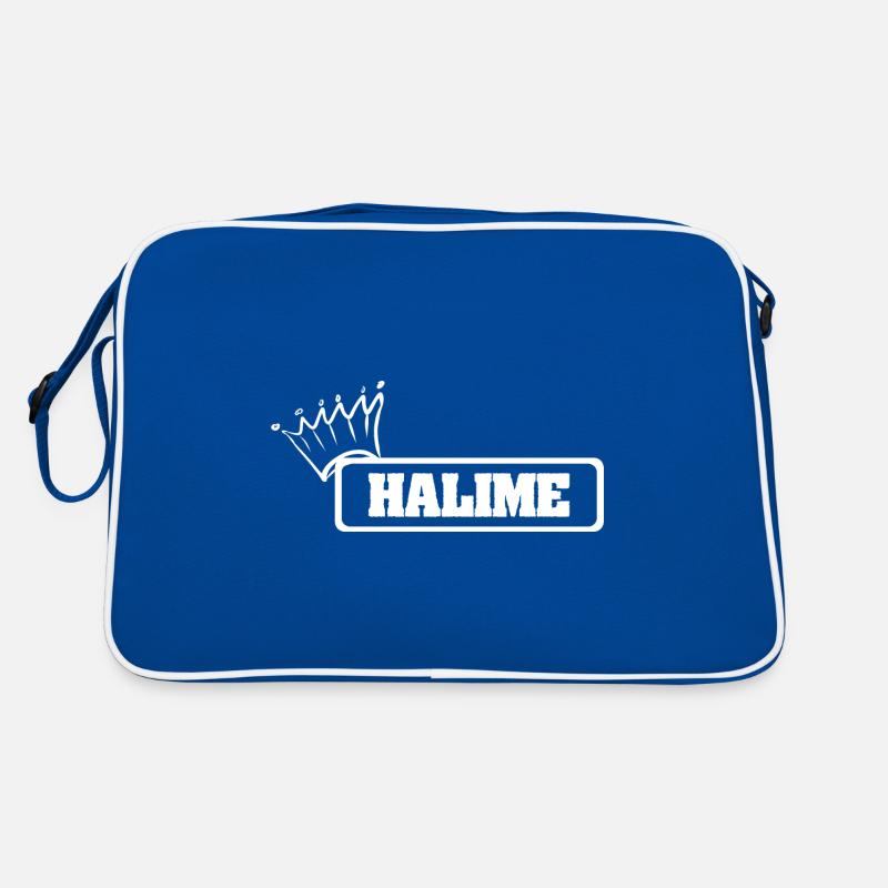 Geschenk für Halime Retro Tasche