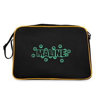 Cadeau pour Maline - Sac Retro - noir/or - Dos