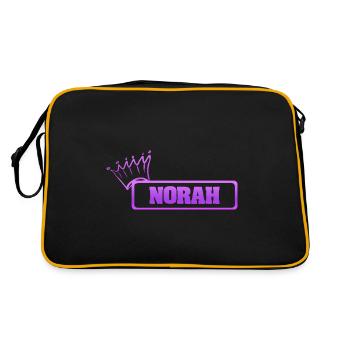 Norah en tant que sœur - Sac Retro - noir/or - Dos