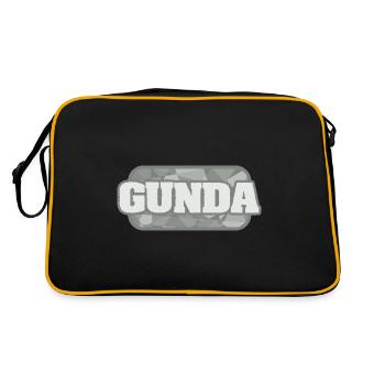 Gunda - Retro Bag - black/gold - Back