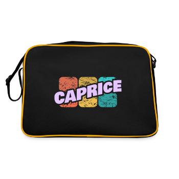 Cadeau pour Caprice - Sac Retro - noir/or - Dos