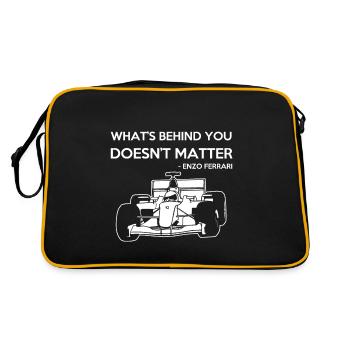 Formule 1 chemise - Enzo Ferrari - Sac Retro - noir/or - Dos
