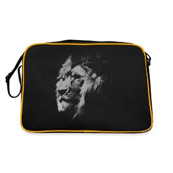 Lion sauvage - Sac Retro - noir/or - Dos
