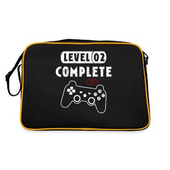 Vintage Level 2 Complete 2nd Wedding Anniversary C - Retro Bag - black/gold - Back