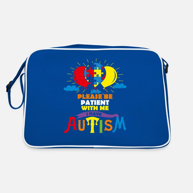 Cute Autism Balloons Please Be Patient With Me I H Retro Bag