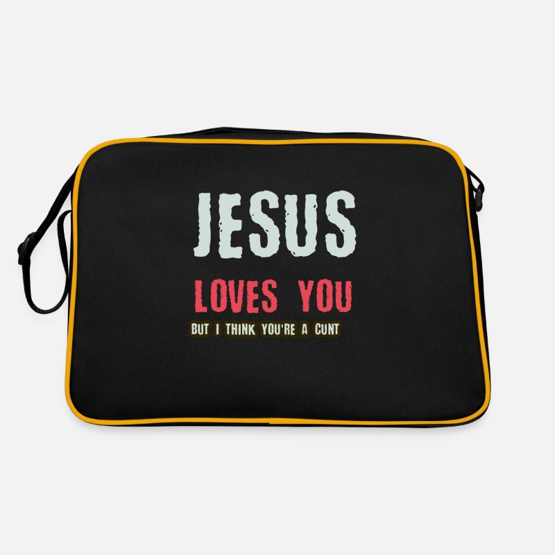 Jésus t'aime mais je pense que tu es une chatte Sac Retro