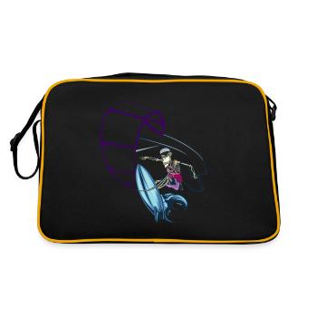 kitesurf - Sac Retro - noir/or - Dos