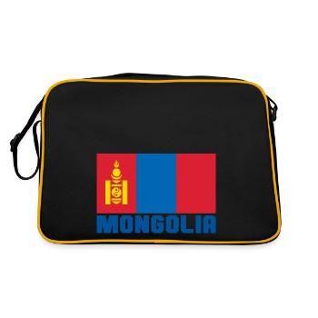 Mongolia - Retro Bag - black/gold - Back