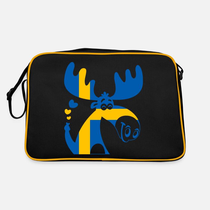 MOSESE DRAPEAU DE LA SUÈDE Sac Retro