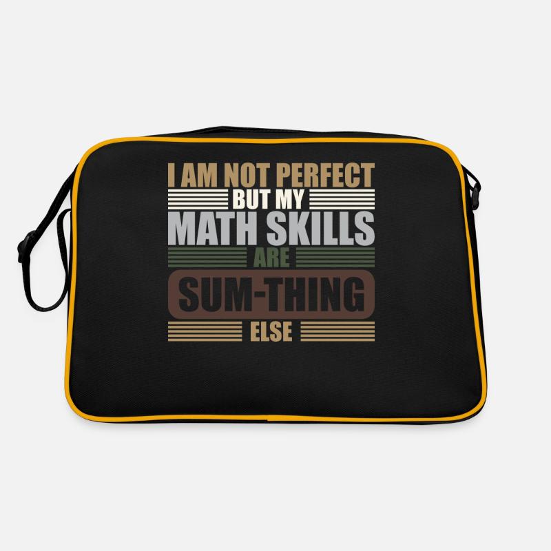 Math Teacher Sum-thing Funny Equation Retro Bag