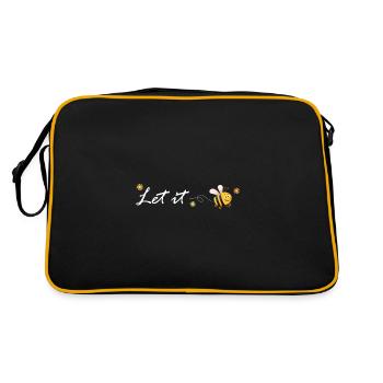 Let it be bee bee - Retro Bag - black/gold - Back
