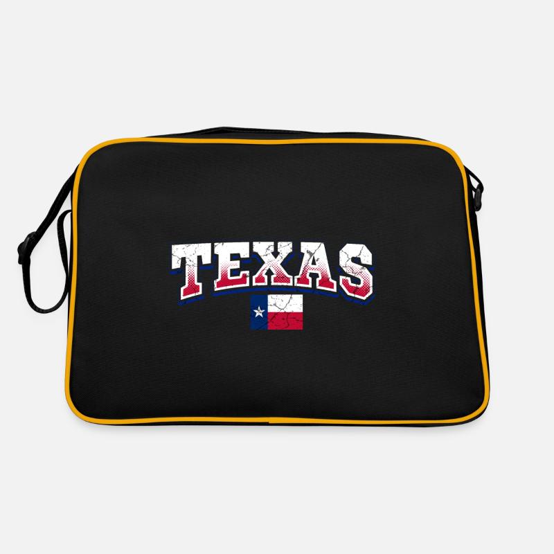 Texas - Sac Retro - noir/or