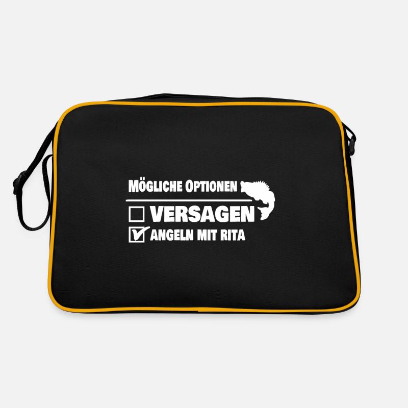 Angeln mit rita oder versagen Retro Tasche
