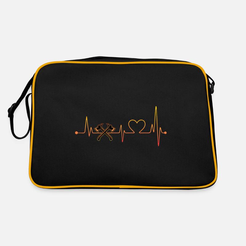 Axe Throw Heartbeat Retro Bag