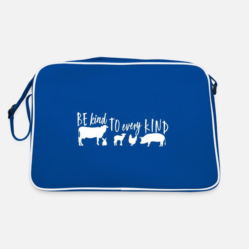 Be Kind To Every Kind Vegetarian Vegan Retro Tasche