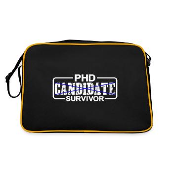 PhD Candidate Survivor 10 - Retro Bag - black/gold - Back