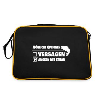 Barsch Ethan - Retro Tasche - Schwarz/Gold - Hinten