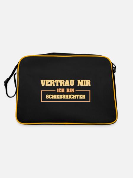 Arbitre - Sac Retro - noir/or