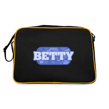 Nom Betty - Sac Retro - noir/or - Dos