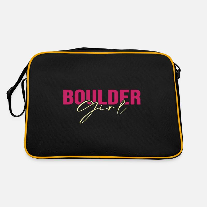 Bouldering Bouldering Rock Bouldergirl Boulder Retro Bag