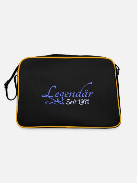 1971 1971 - Retro Tasche - Schwarz/Gold