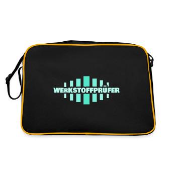 Occupation: Materials tester - Retro Bag - black/gold - Back