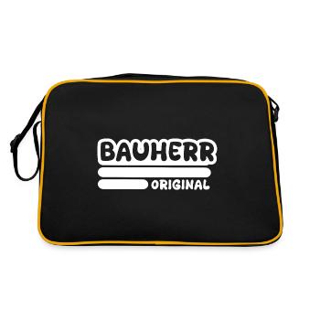 Occupation: Builder - Retro Bag - black/gold - Back