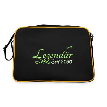 2030 - Sac Retro - noir/or - Dos