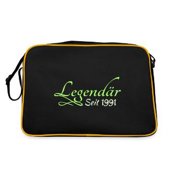Légendaire 1991 - Sac Retro - noir/or - Dos
