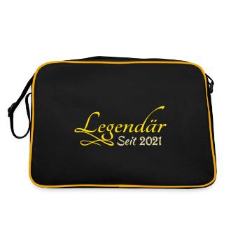 2021 - Retro Bag - black/gold - Back