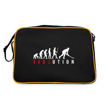 L’évolution du hockey hockey de terrain en cadeau - Sac Retro - noir/or - Dos