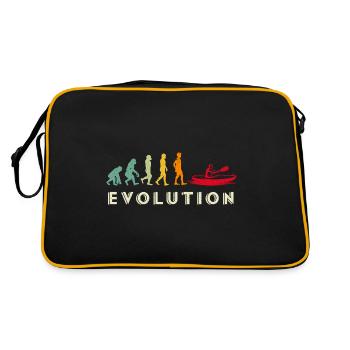 Kajak Evolution - Retro Tasche - Schwarz/Gold - Hinten