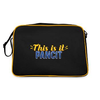 Pancit Koch Cadeau - Sac Retro - noir/or - Dos