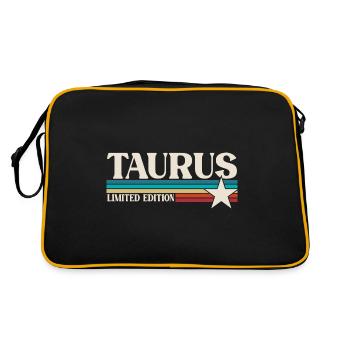 Signe du zodiaque Taureau - Sac Retro - noir/or - Dos